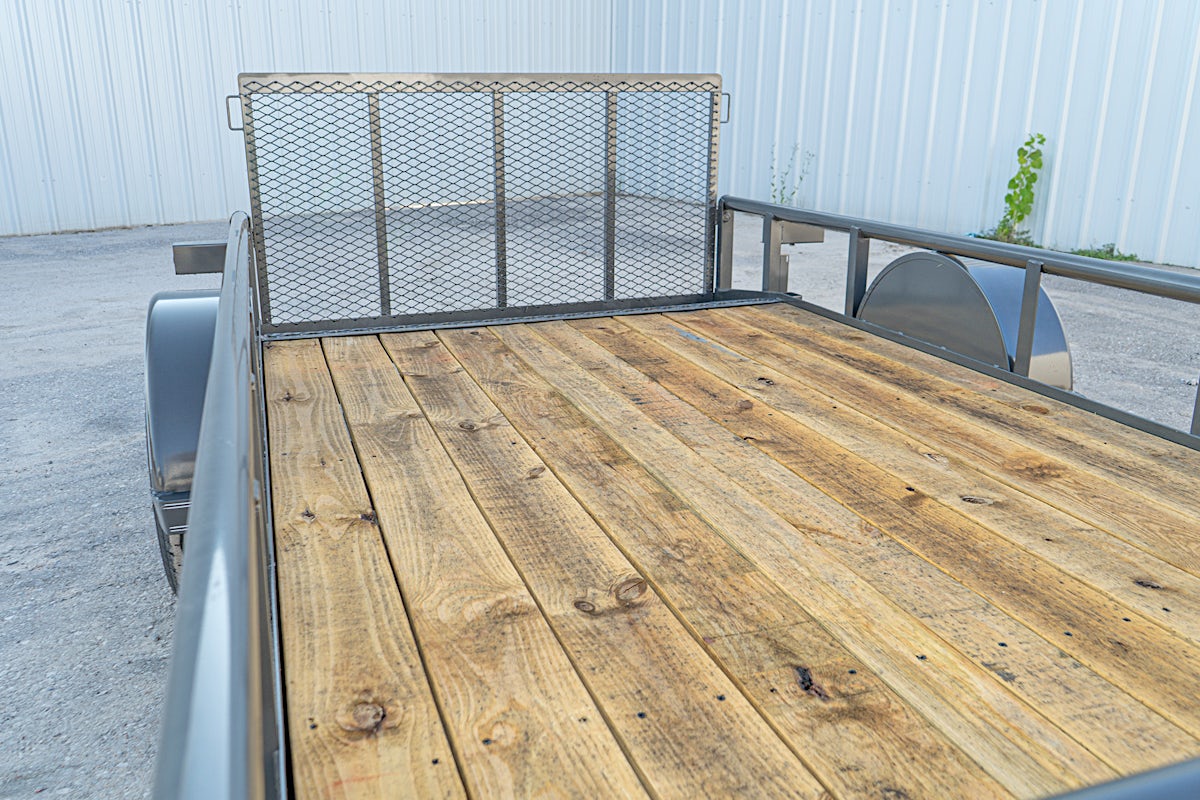 Texas Bragg 12'x77" Utility Trailer w/ 3' Gate & 2' Dovetail (U1) - Image 5