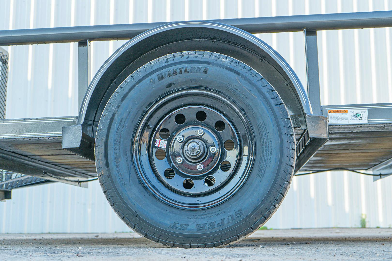 Texas Bragg 12'x77" Utility Trailer w/ 3' Gate & 2' Dovetail (U1) - Image 7