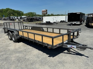Texas Bragg 22'x83" Utility Trailer w/ 2' Dovetail & 3' Gate (U2)