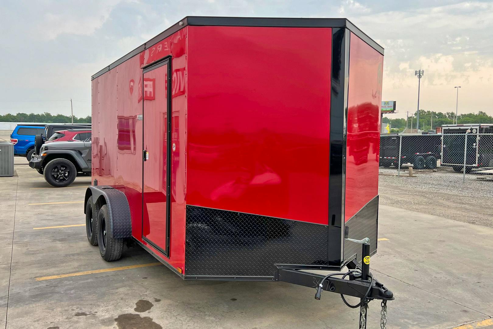 Spartan 7'x14' Enclosed Cargo Trailer w/ Rear Ramp Door (C2) - Stock #83051 - Image 2 of 7