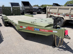 ARC Trailers 20'x83" HD Equipment Hauler w/ 4' Dovetail & Bigfoot Ramps (BEQ)