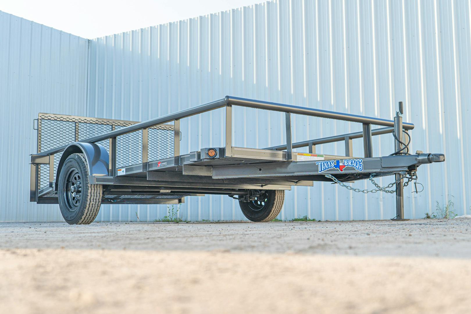 Texas Bragg 12'x77" Utility Trailer w/ 3' Gate & 2' Dovetail (U1) - Image 3