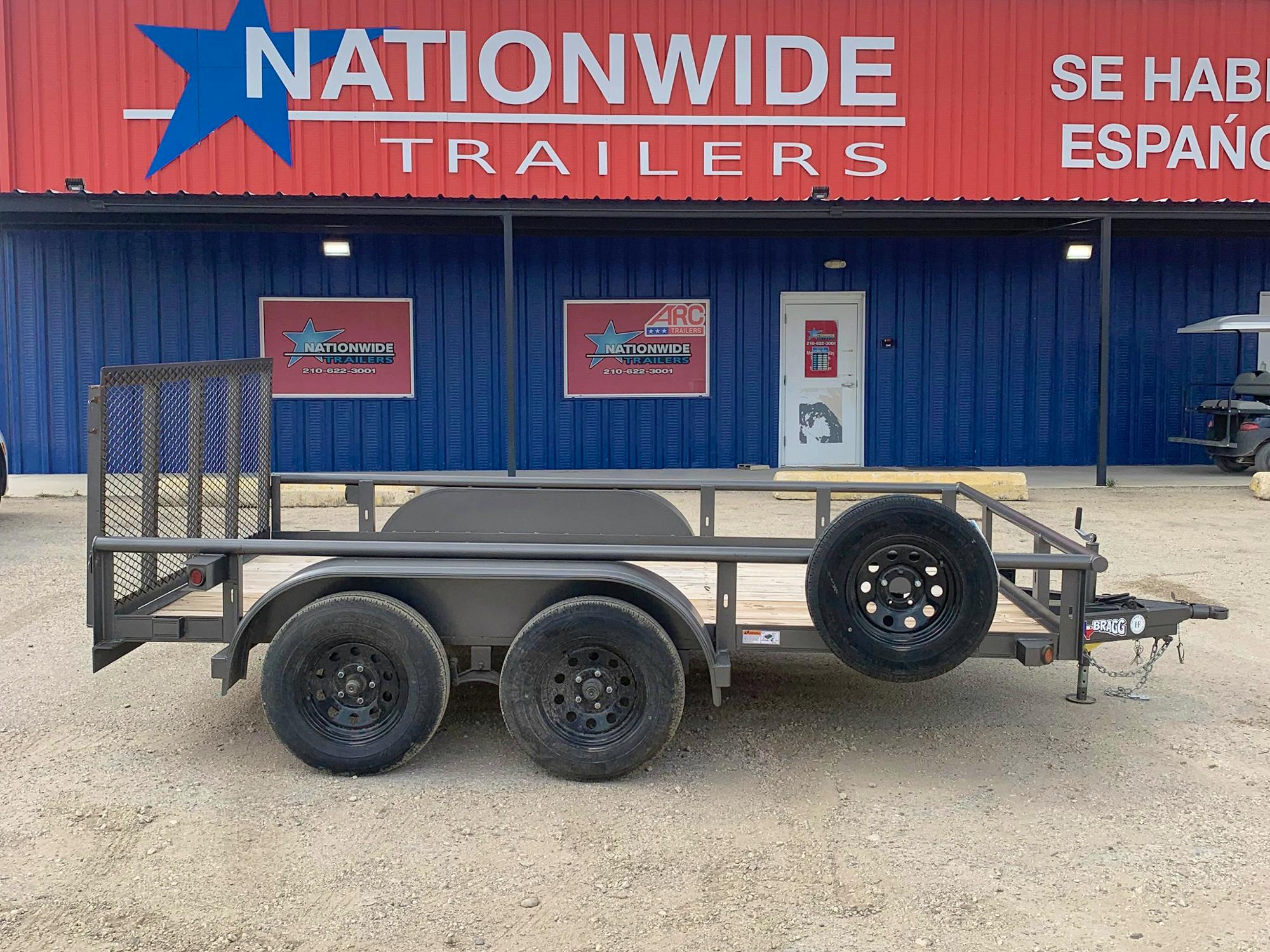 Texas Bragg 12'x83" Utility Trailer w/ 3' Gate (U2) - Stock #83077 - Image 1 of 3