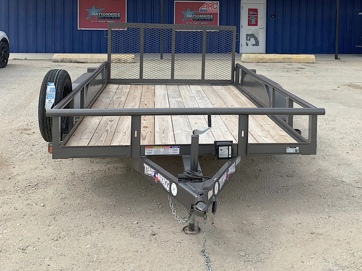 Texas Bragg 12'x83" Utility Trailer w/ 3' Gate (U2) - Stock #83077 - Image 2 of 3 Texas Bragg 12'x83" Utility Trailer w/ 3' Gate (U2) - Stock #83077 - Image 2 of 3