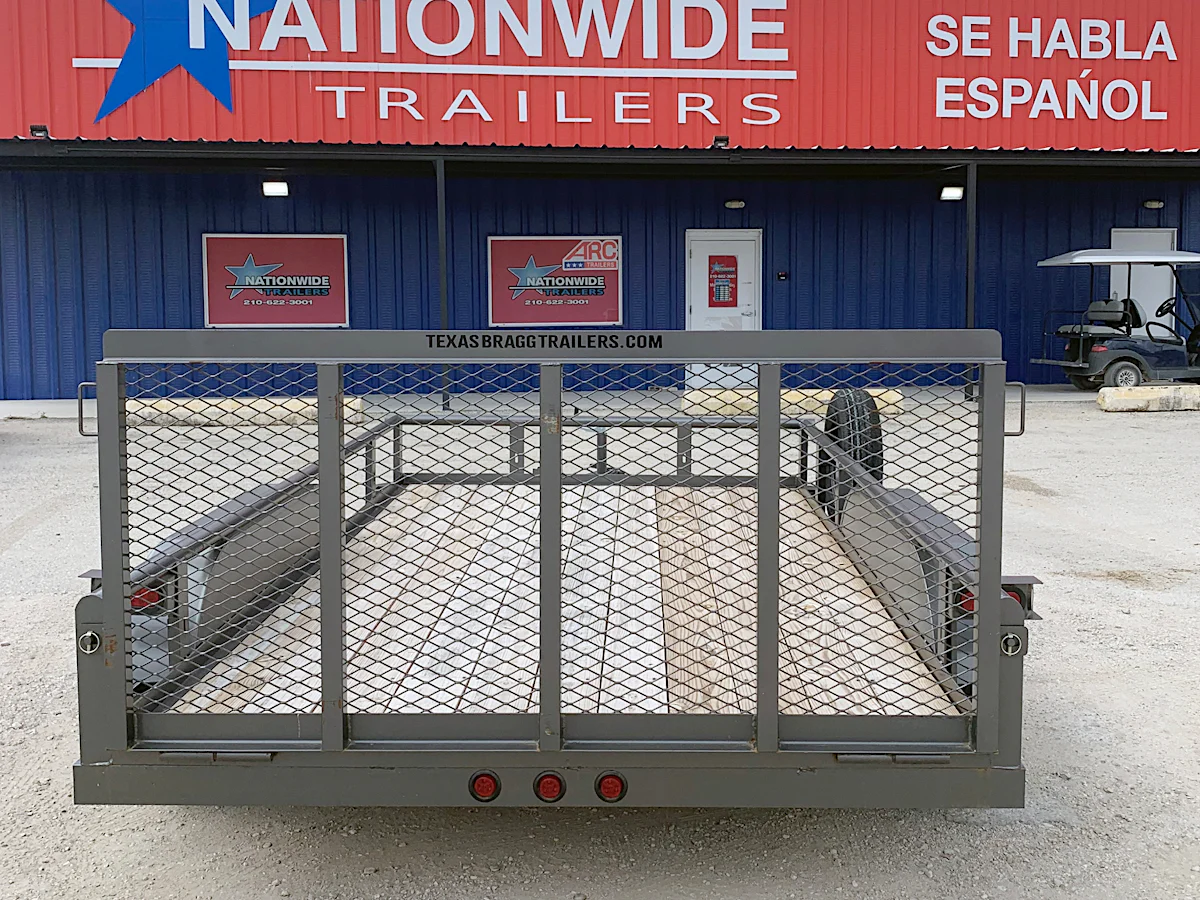 Texas Bragg 12'x83" Utility Trailer w/ 3' Gate (U2) - Stock #83077 - Image 3 of 3 Texas Bragg 12'x83" Utility Trailer w/ 3' Gate (U2) - Stock #83077 - Image 3 of 3