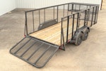 X-ON 16'x83" Landscape Trailer w/ 4' Sides & 4' Gate (L2) Stock #83085 - Thumbnail 14