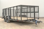 X-ON 16'x83" Landscape Trailer w/ 4' Sides & 4' Gate (L2) Stock #83085 - Thumbnail 2