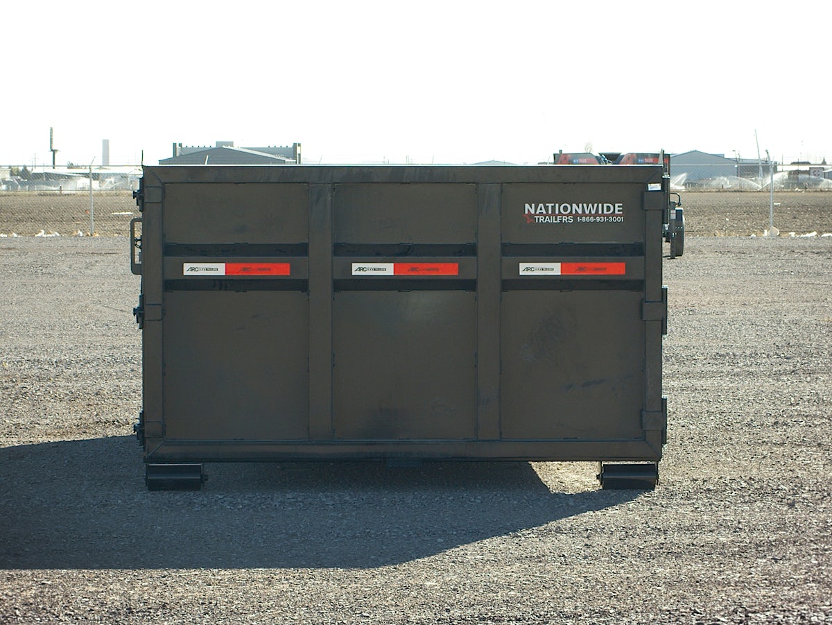 ARC Trailers 14' 14YD Steel Dumpster Bin w/ 4' Sides - Image 6