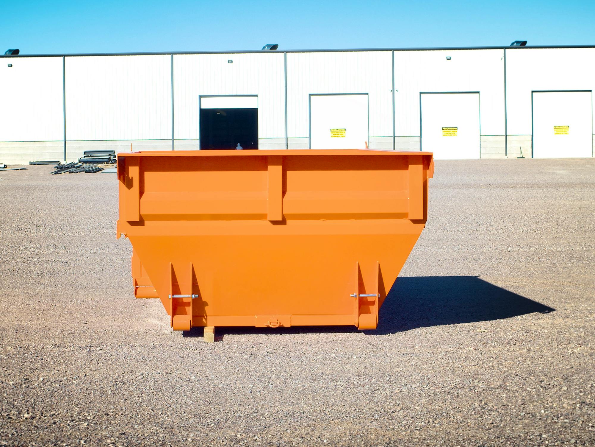 ARC Trailers 14' 14YD Steel Dumpster Bin w/ 4' Sides