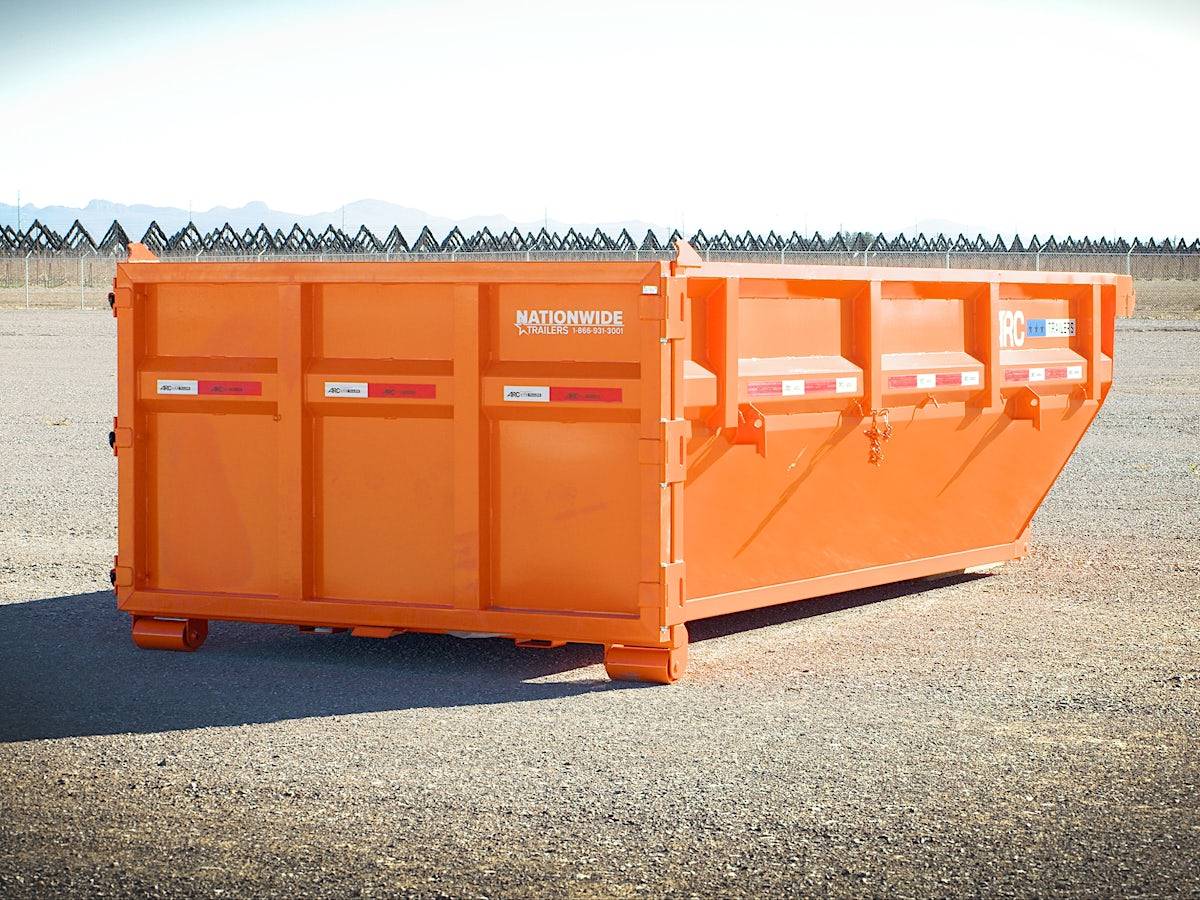 ARC Trailers 14' 14YD Steel Dumpster Bin w/ 4' Sides - Image 5