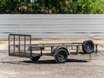 Texas Bragg 12'x77" Utility Trailer w/ 3' Gate & 2' Dovetail (U1) Stock #83142 - Thumbnail 2