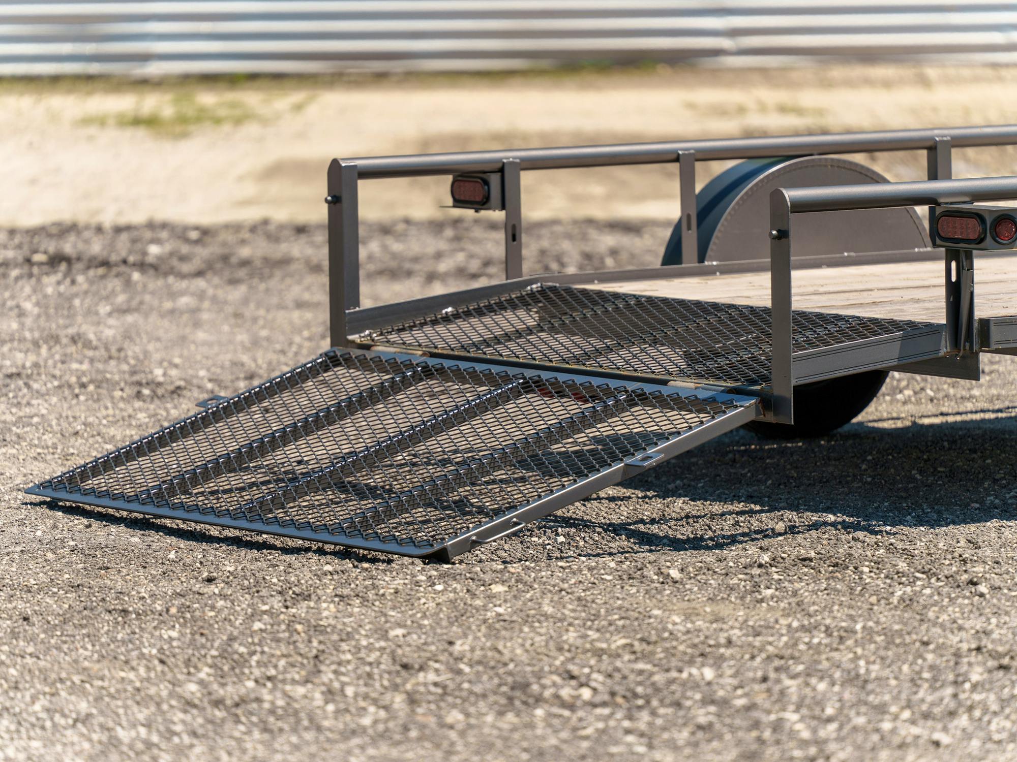 Texas Bragg 12'x77" Utility Trailer w/ 3' Gate & 2' Dovetail (U1) - Stock #83142 - Image 4 of 4