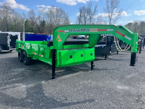 RawMaxx 16'x83" LPX Gooseneck Dump Trailer (LPX)