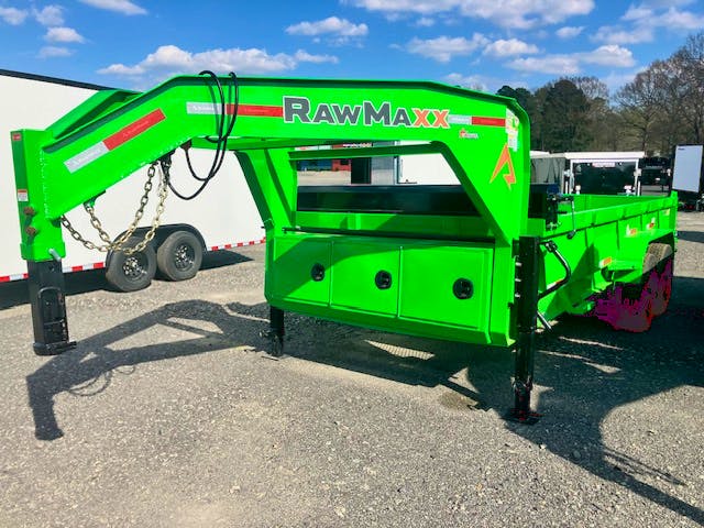 RawMaxx 16'x83" LPX Gooseneck Dump Trailer (LPX) - Stock #83171 - Image 2 of 6