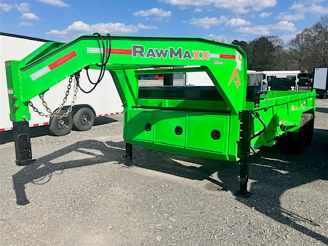 RawMaxx 16'x83" LPX Gooseneck Dump Trailer (LPX) - Stock #83171 - Image 2 of 6 RawMaxx 16'x83" LPX Gooseneck Dump Trailer (LPX) - Stock #83171 - Image 2 of 6