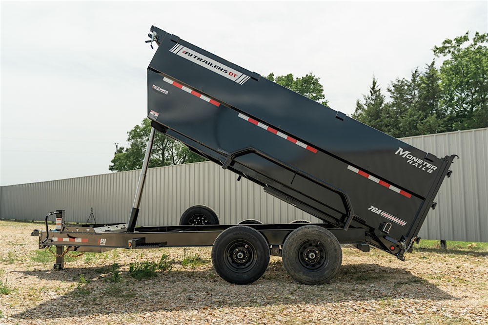 PJ Trailers 14'x83" Telescopic Dump Trailer w/ 4' Sides (DT) - Image 18