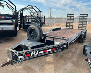 PJ Trailers USED 20'x82" 10" Pro I-Beam Equipment Trailer (H5)