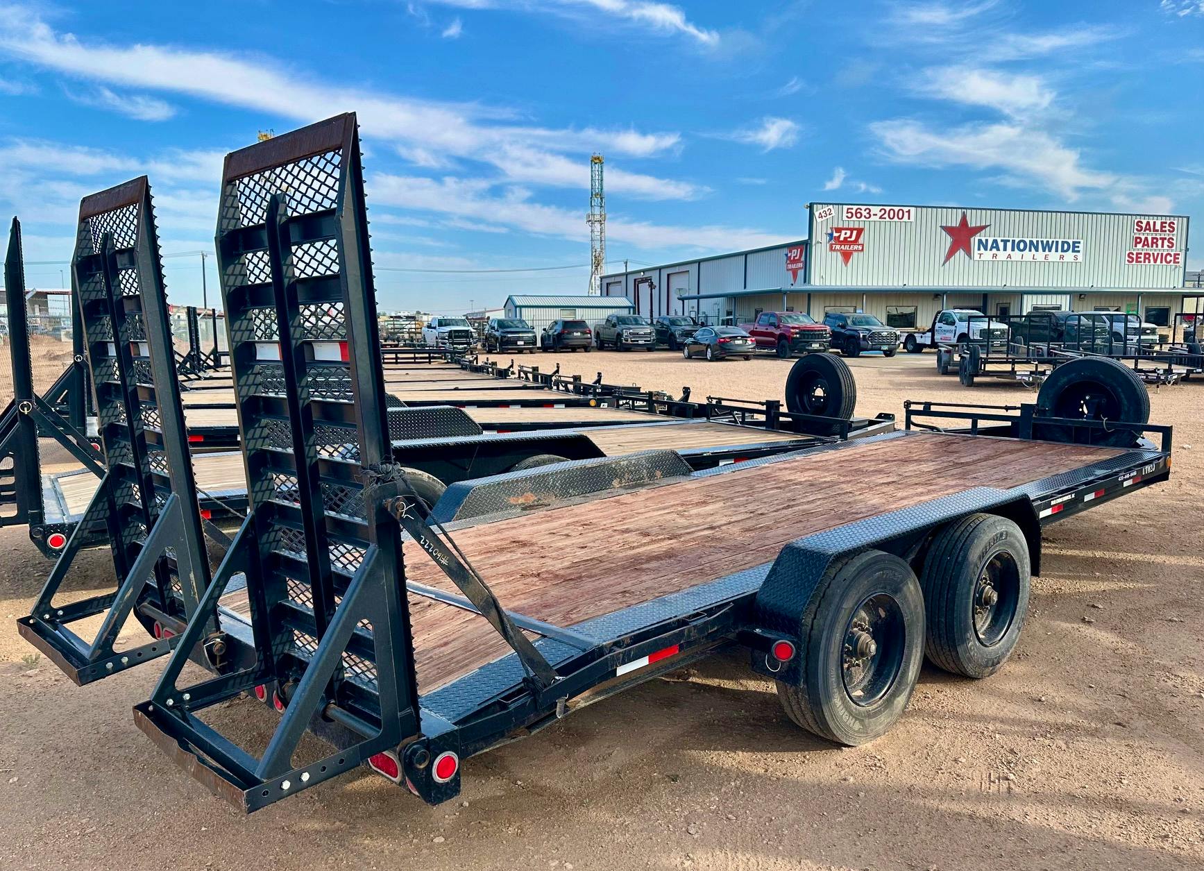PJ Trailers USED 20'x82" 10" Pro I-Beam Equipment Trailer (H5) - Stock #83184 - Image 3 of 4