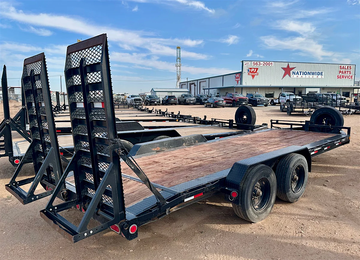 PJ Trailers USED 20'x82" 10" Pro I-Beam Equipment Trailer (H5) - Stock #83184 - Image 3 of 4 PJ Trailers USED 20'x82" 10" Pro I-Beam Equipment Trailer (H5) - Stock #83184 - Image 3 of 4