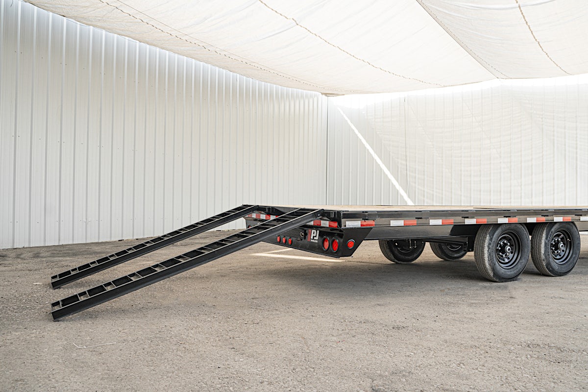 PJ Trailers 24'x102" 8" I-Beam Deckover Flatbed Trailer (F8) - Image 13