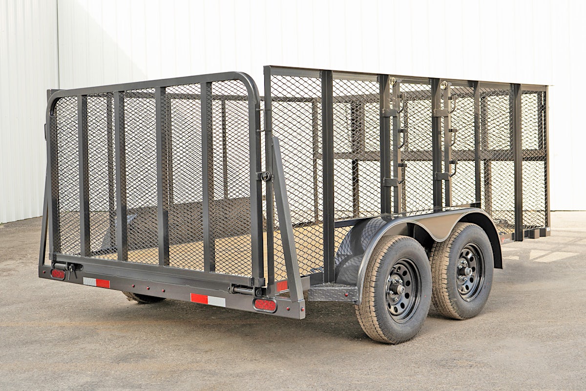 X-ON 12'x83" Landscape Trailer w/ 4' Sides & 4' Gate (L2) - Image 13