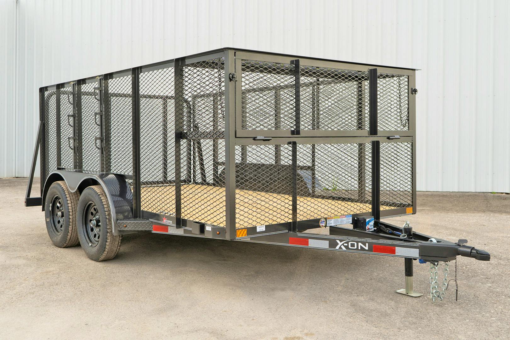 X-ON 12'x83" Landscape Trailer w/ 4' Sides & 4' Gate (L2) - Image 2