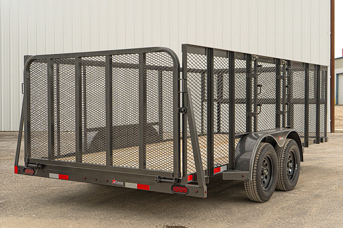 X-ON 16'x83" Landscape Trailer w/ 4' Sides & 4' Gate (L2) - Image 15