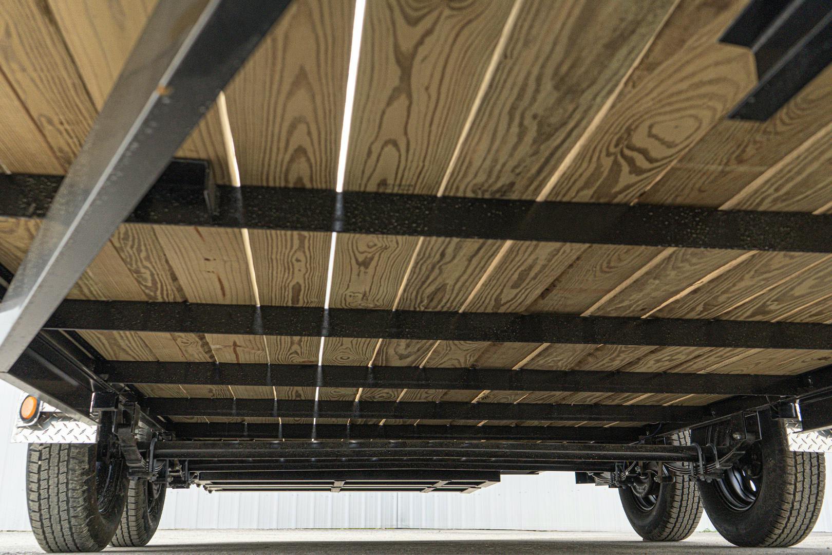 PJ Trailers 16'x83" Tandem Axle 4" Channel Utility Trailer (UL) - Image 8