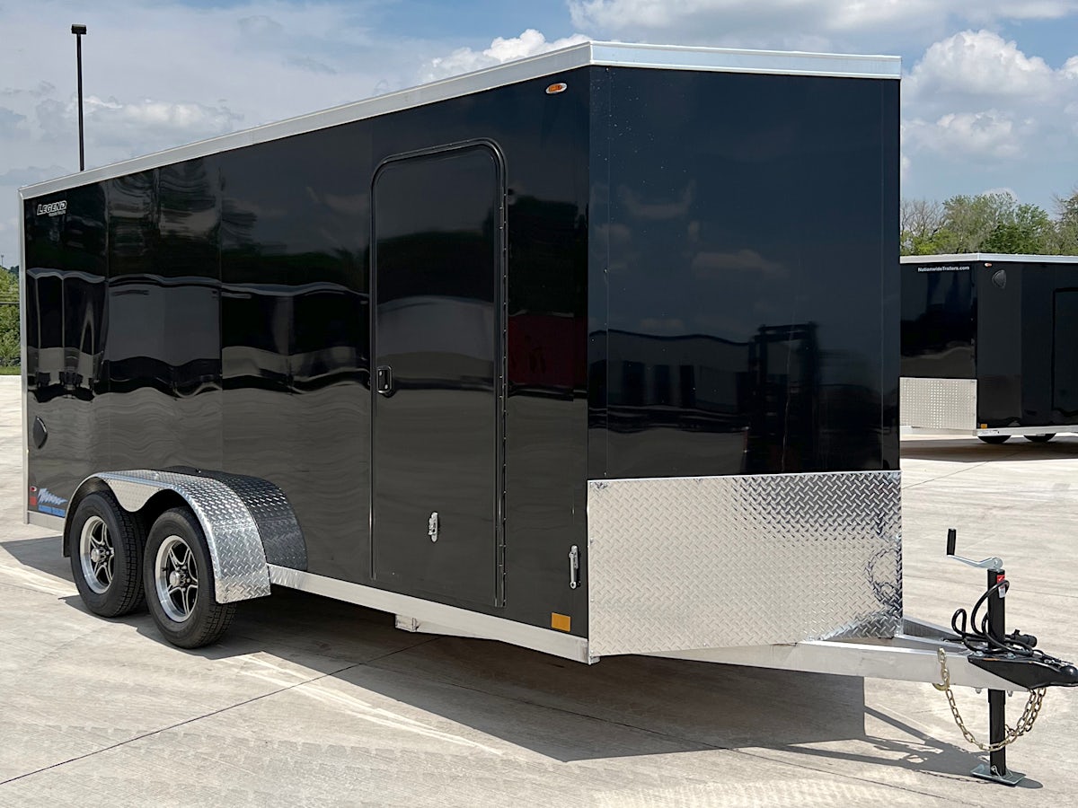 Legend 7'x16' Enclosed Cargo Trailer w/ Rear Ramp Door (C2) - Image 1