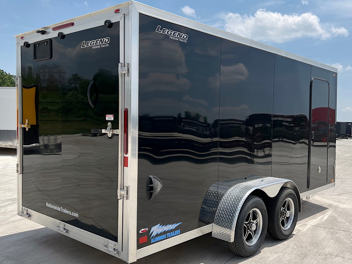 Legend 7'x16' Enclosed Cargo Trailer w/ Rear Ramp Door (C2) - Image 3