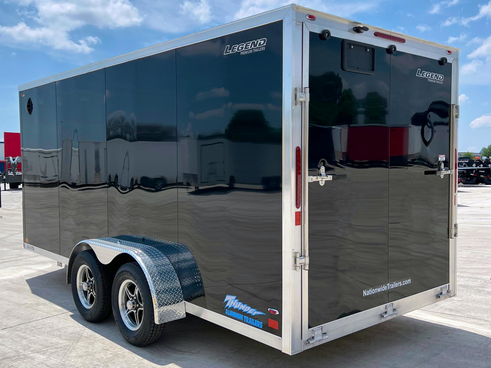 Legend 7'x16' Enclosed Cargo Trailer w/ Rear Ramp Door (C2) - Image 4