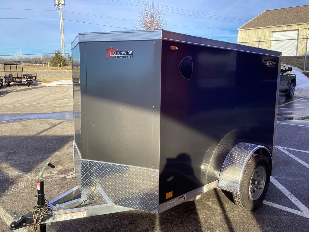 Legend 5'x8' Enclosed Cargo Trailer w/ Rear Barn Door - Stock #83243 - Image 3 of 5