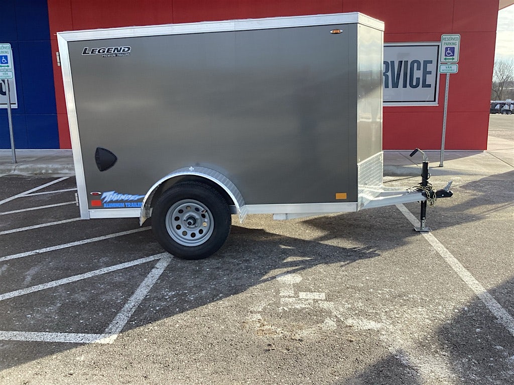 Legend 5'x8' Enclosed Cargo Trailer w/ Rear Barn Door - Stock #83243 - Image 4 of 5 Legend 5'x8' Enclosed Cargo Trailer w/ Rear Barn Door - Stock #83243 - Image 4 of 5