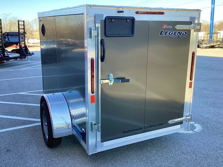 Legend 5'x8' Enclosed Cargo Trailer w/ Rear Barn Door - Image 4