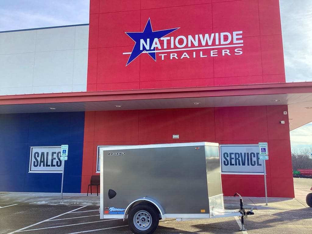 Legend 5'x8' Enclosed Cargo Trailer w/ Rear Barn Door - Stock #83243 - Image 2 of 5