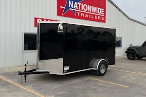 Spartan 6'x12' Enclosed Cargo Trailer w/ Rear Ramp Door (C1)