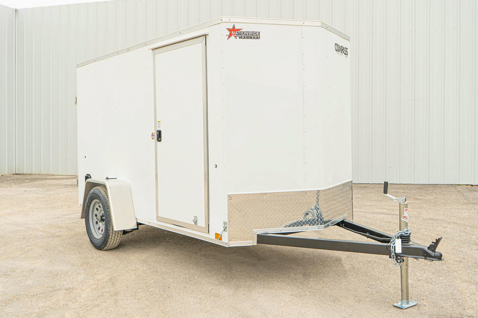 Compass 5'x10' Enclosed Cargo Trailer w/ Rear Ramp Door (C1) - Image 2