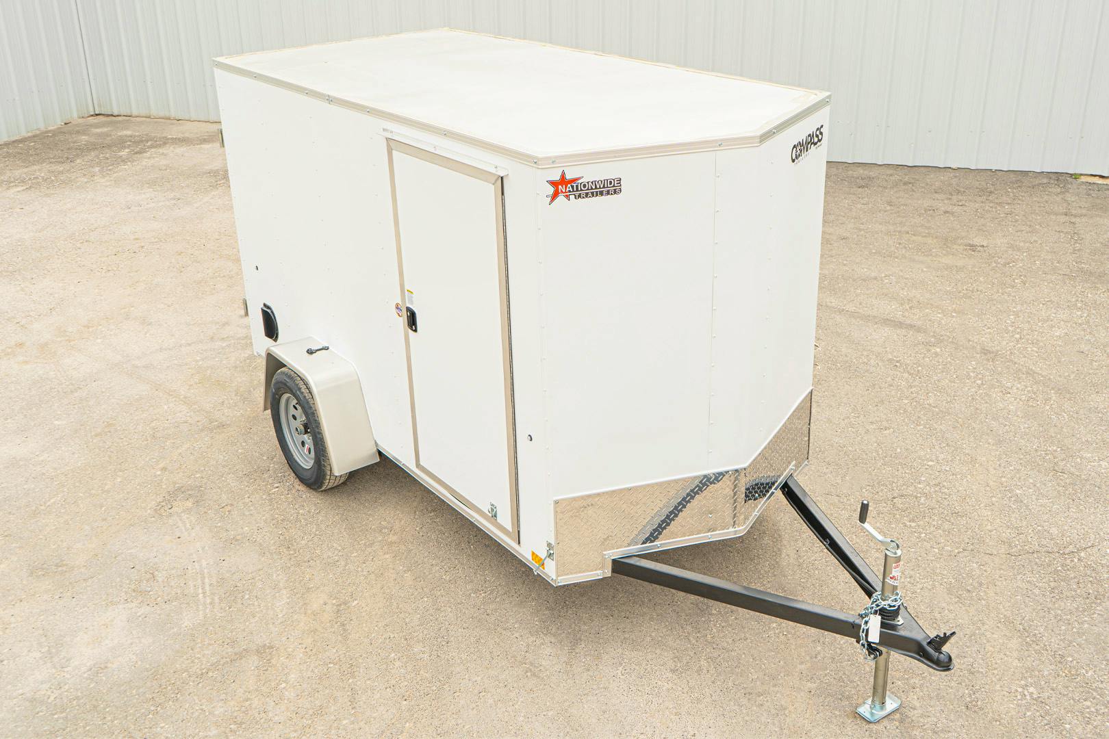 Compass 5'x10' Enclosed Cargo Trailer w/ Rear Ramp Door (C1) - Image 4