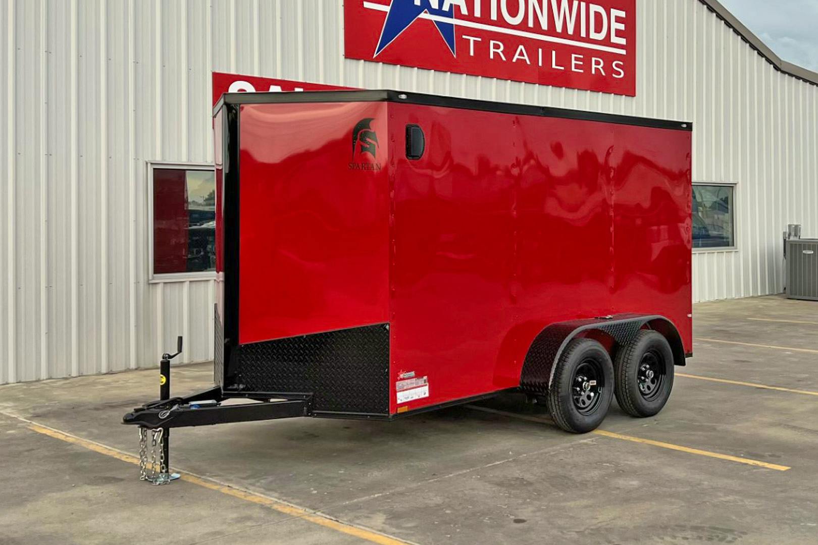 Spartan 6'x12' Enclosed Cargo Trailer w/ Rear Ramp Door (C2) - Stock #83339 - Image 1 of 6