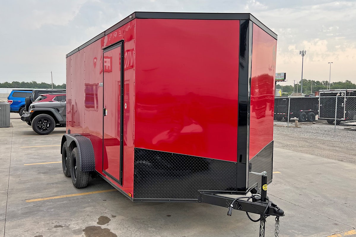 Spartan 7'x14' Enclosed Cargo Trailer w/ Rear Ramp Door (C2) - Image 2