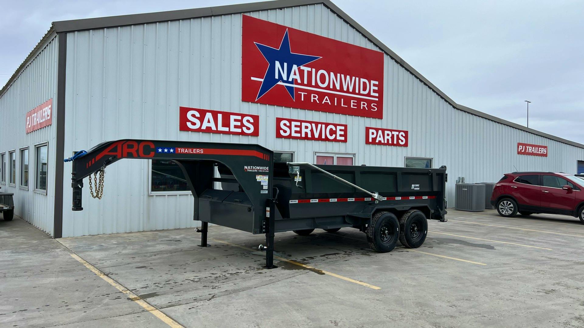 ARC Trailers 14'x83" Gooseneck Telescopic Dump Trailer w/ 3' Sides (GDT) - Image 1