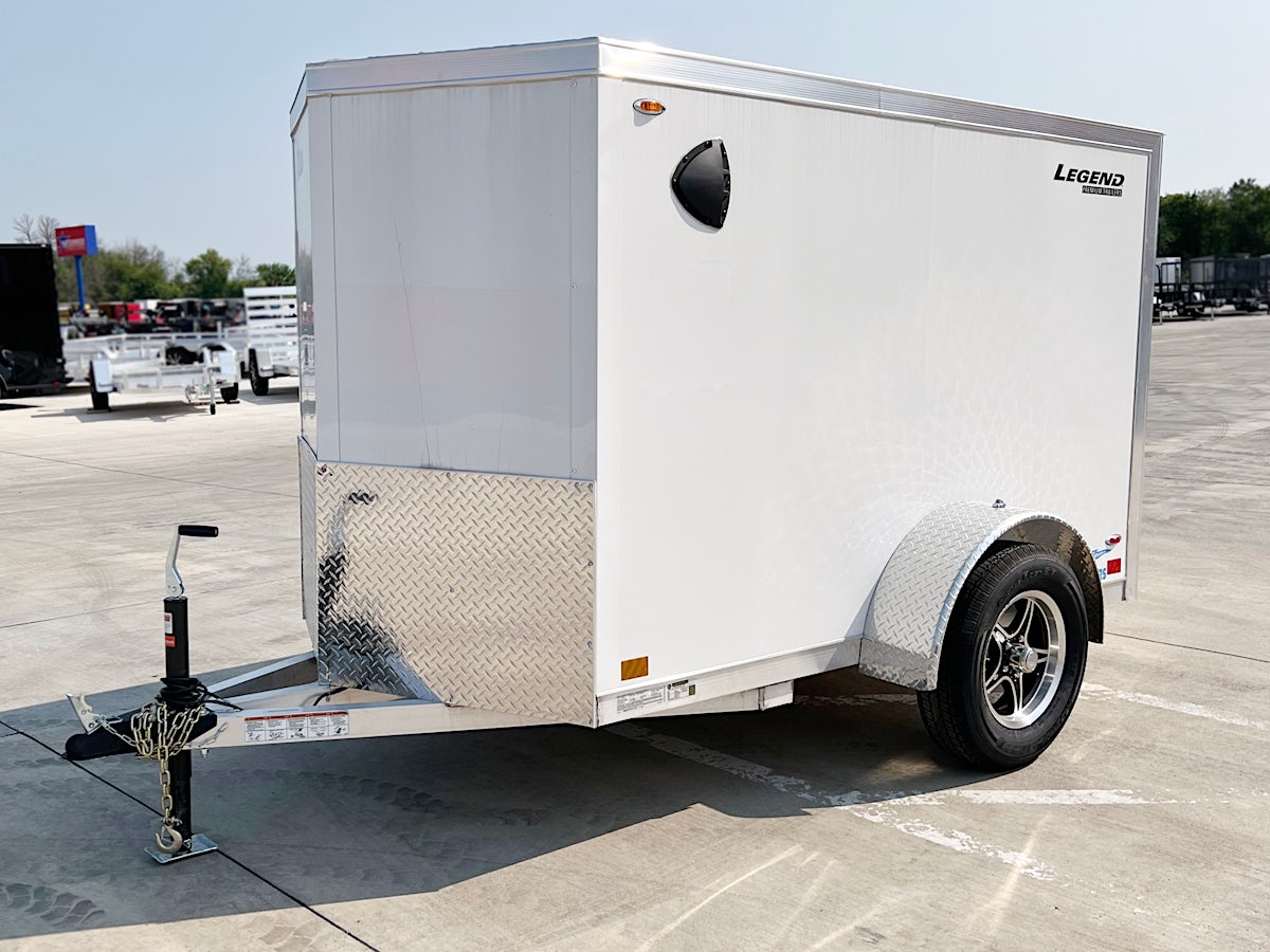 Legend 5'x8' Enclosed Cargo Trailer w/ Rear Ramp Door (C1) - Image 2