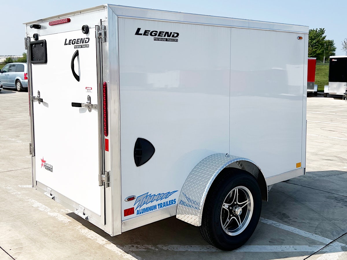 Legend 5'x8' Enclosed Cargo Trailer w/ Rear Ramp Door (C1) - Image 3