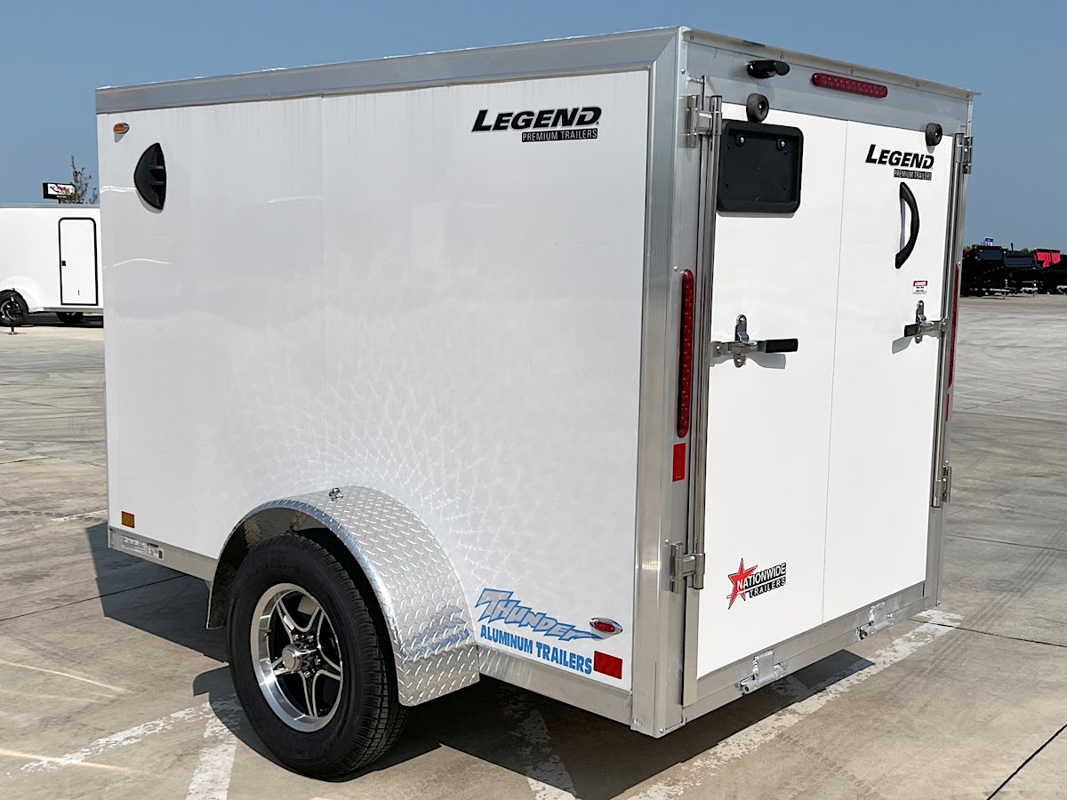 Legend 5'x8' Enclosed Cargo Trailer w/ Rear Ramp Door (C1) - Image 4