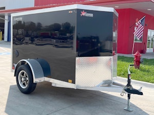 Legend 5'x8' Enclosed Cargo Trailer w/ Rear Ramp Door (C1)