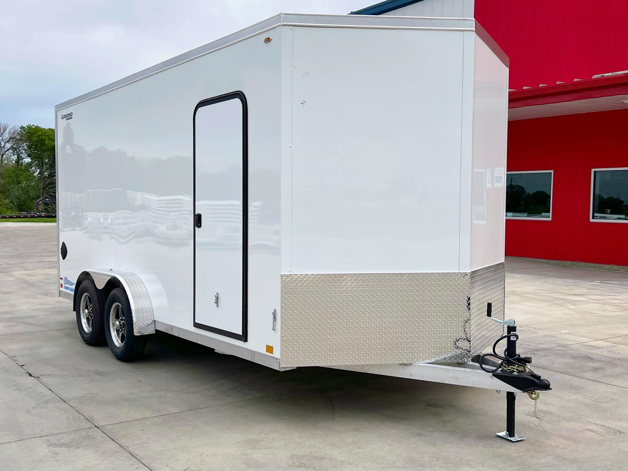 Legend 7.5'x16' Enclosed Cargo Trailer w/ Rear Ramp Door (C2) - Image 1