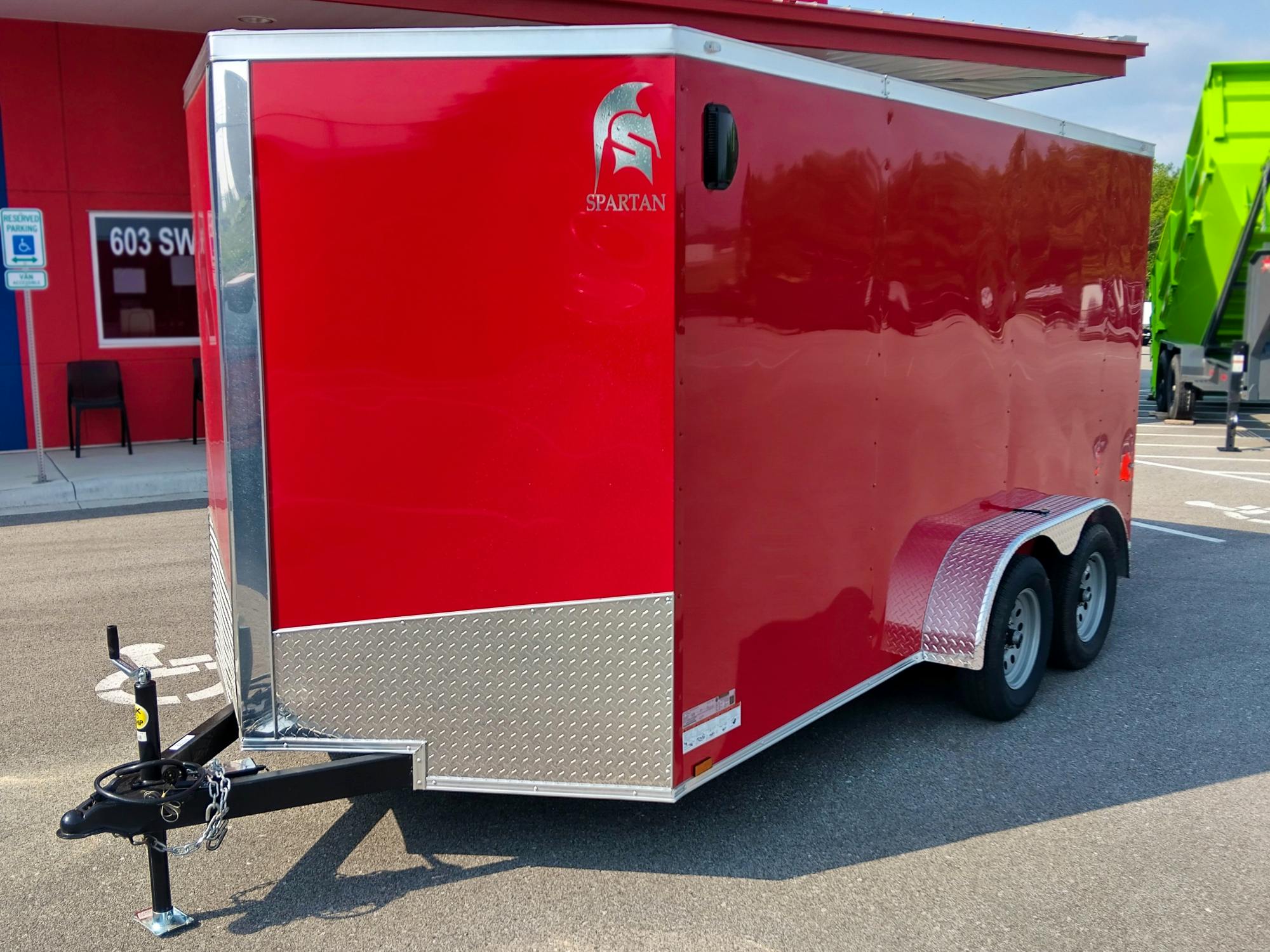 Spartan 7'x14' Enclosed Cargo Trailer w/ Rear Ramp Door (C2) - Image 4