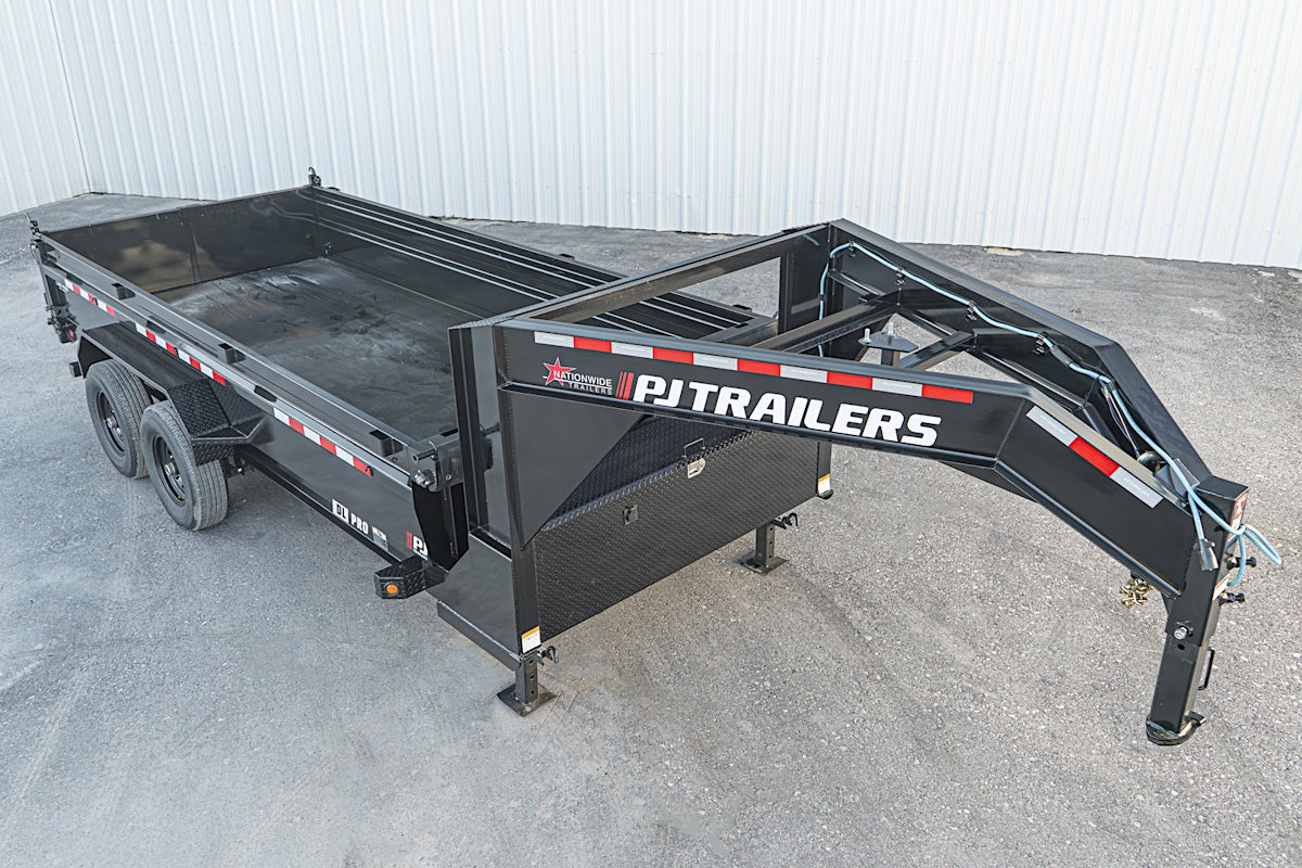 PJ Trailers 16'x83" Gooseneck Low Pro Dump Trailer w/ 2' Sides (DL) - Image 7