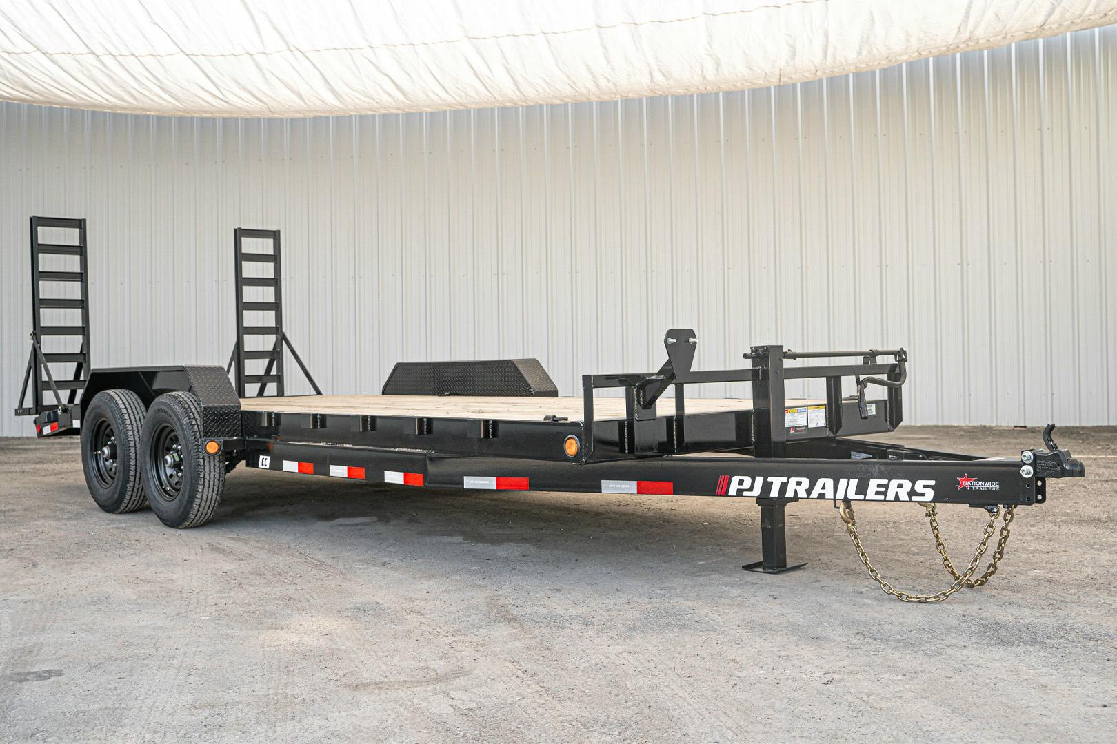 PJ Trailers 20'x83" 6" Channel Equipment Trailer (CC) - Image 3