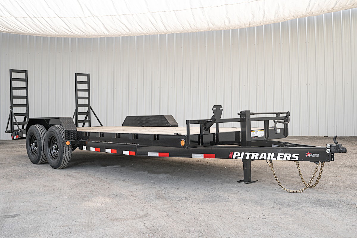 PJ Trailers 20'x83" 6" Channel Equipment Trailer (CC) - Image 3